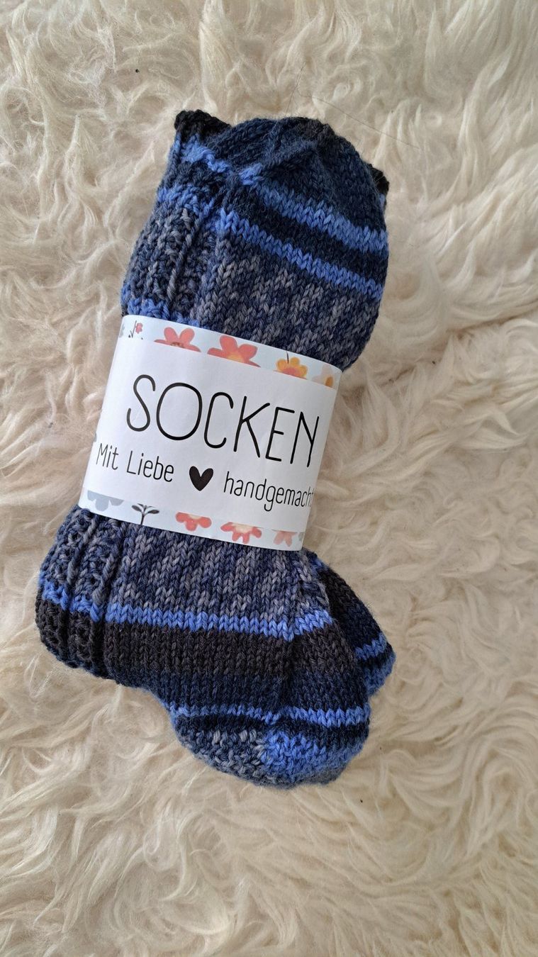 Calze: Socken handgestrickt – Nuovo (secondo la descrizione) da Wiedlisbach venduto da 6433