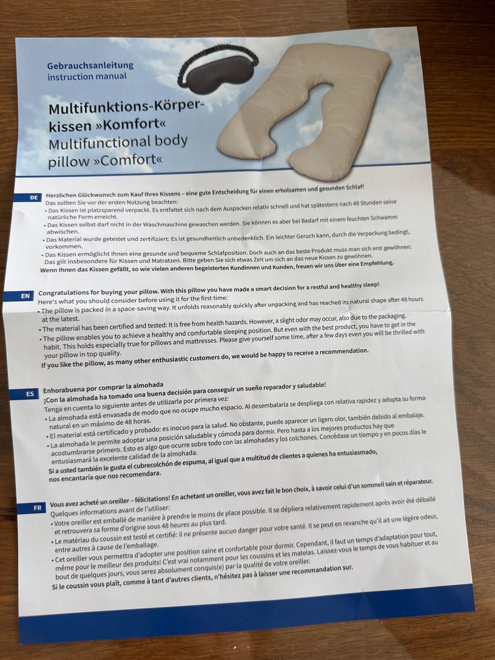 Cuscini: Multifunktions Körperkissen Komfort – Nuovo (secondo la descrizione) da Ebikon venduto da Jascha0 9