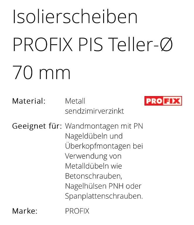 Ferramenta: Isolierscheibe 6x70 – Usato da Arisdorf venduto da Fambo 1