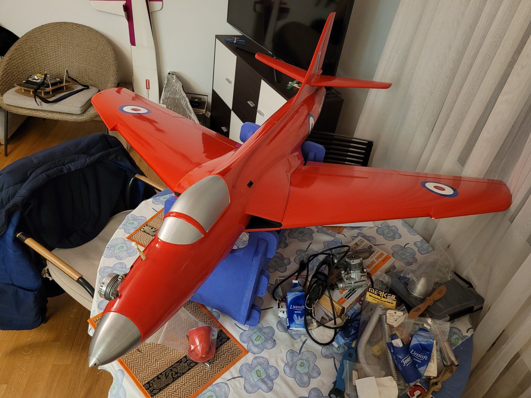 RC Modellbau: Franz Meier Hunter, Neu inkl. OS Motor, Servos EZFW., ect.. – Neu (gemäss Beschreibung) aus Winterthur von testi67