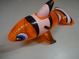 Delfin aufblasbar zum Baden, orange