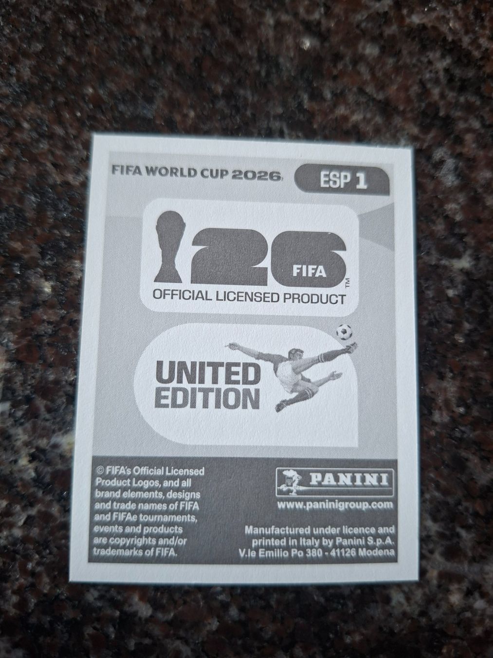 Panini Carte collezionabili: Panini FIFA World Cup 2026 ESP 1 – Nuovo (secondo la descrizione) da Erlinsbach venduto da pfunky 1