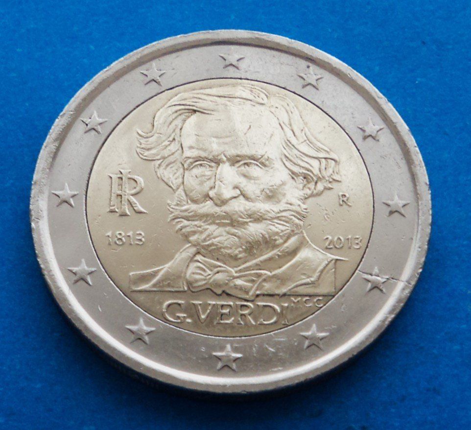 Tutti le monete: Italien: 2 Euro Verdi 2013, SS – Usato da Basel venduto da maripas17