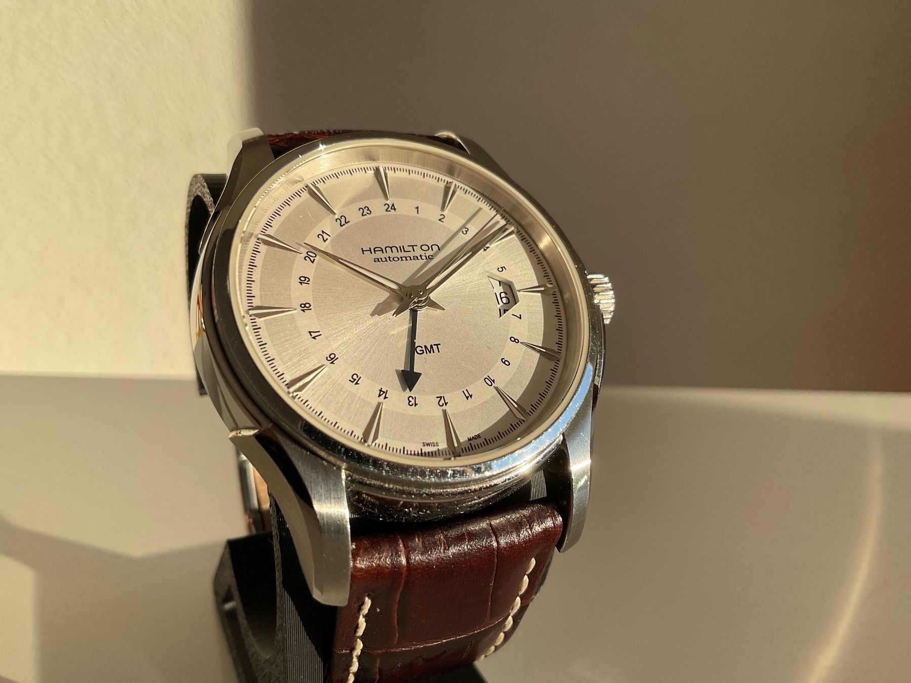 Hamilton Orologi: Hamilton Jazz master GMT – Usato da Vuadens venduto da duke676 1