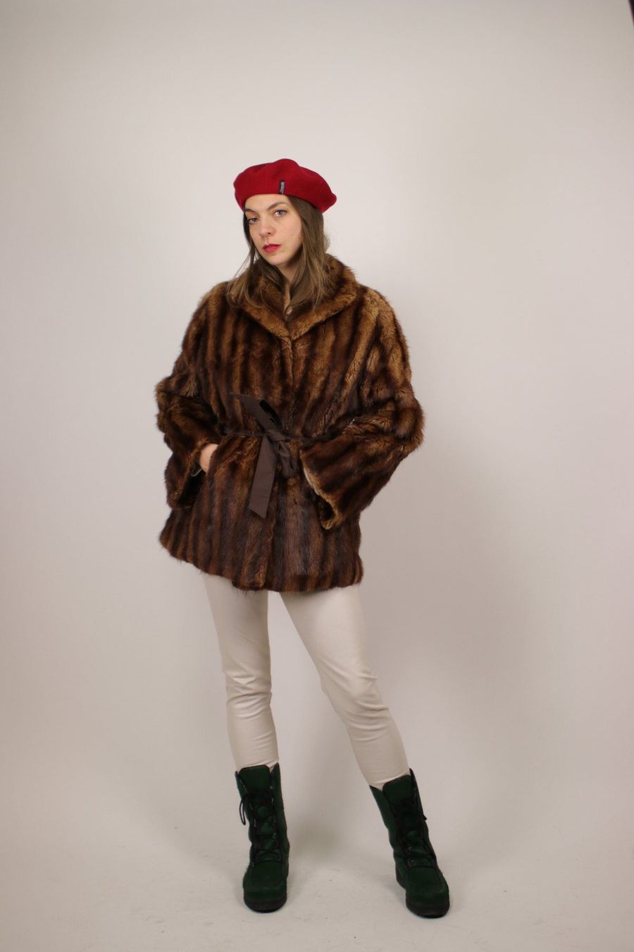Nerz Mäntel: 1960s Brown Mink Fur Coat - Size S – Gebraucht aus Hombrechtikon von BAZ-Vintage 6