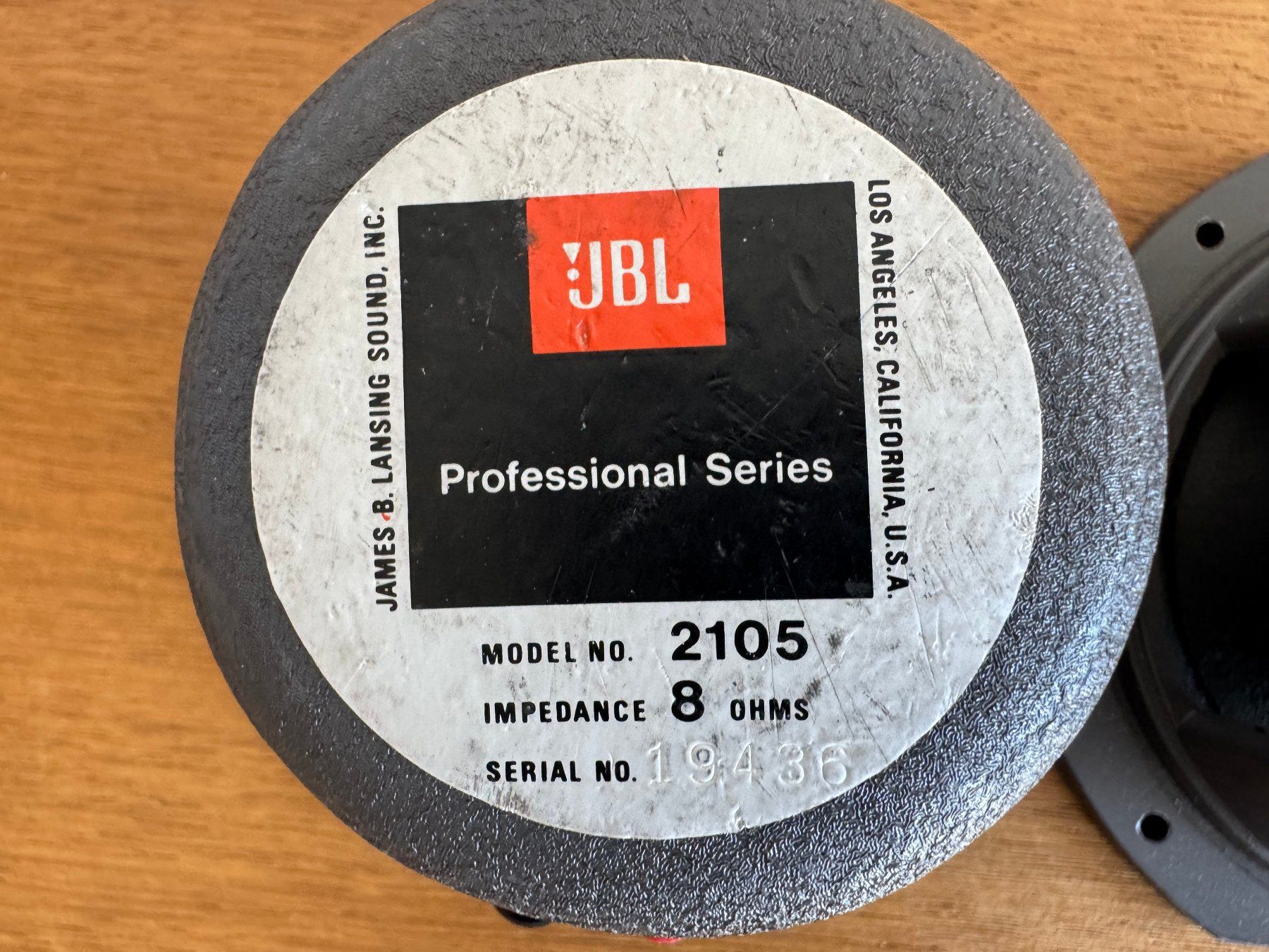 JBL Casse acustiche: JBL 2105 Mitteltonchassis – Usato da Dübendorf venduto da fabsnider 4