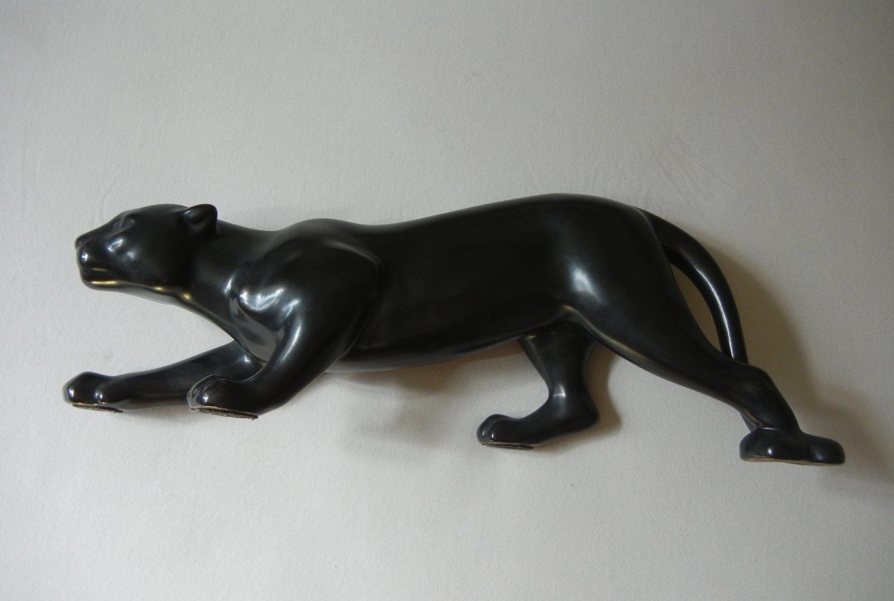 Sculture & Statue: SCHWARZER PANTHER KERAMIK – Usato da Bern venduto da Mekongbeach 2