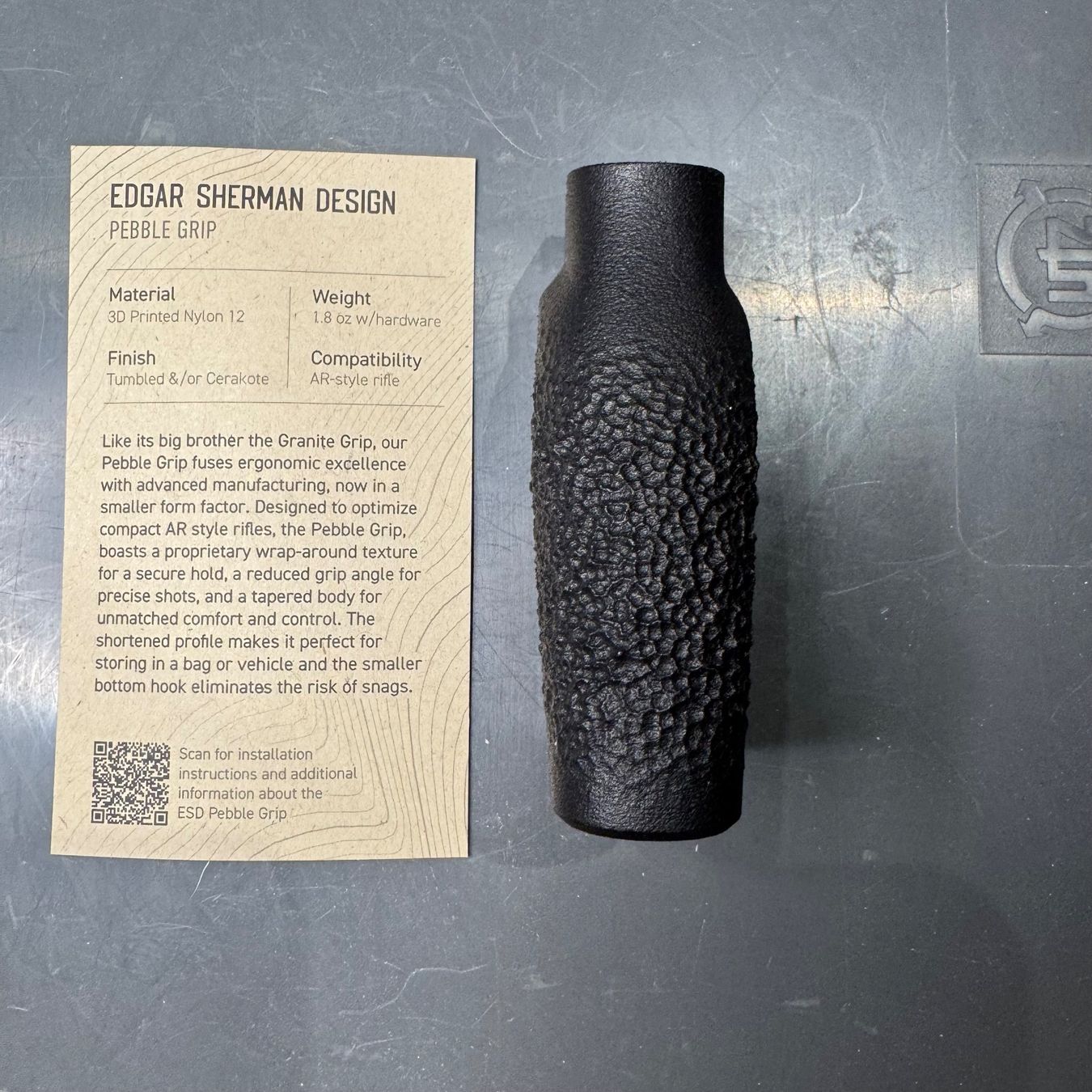 Tutti gli attrezzi: Edgar Sherman Design AR-15 Pebble Grip – Nuovo (secondo la descrizione) da Collex venduto da commander31 1