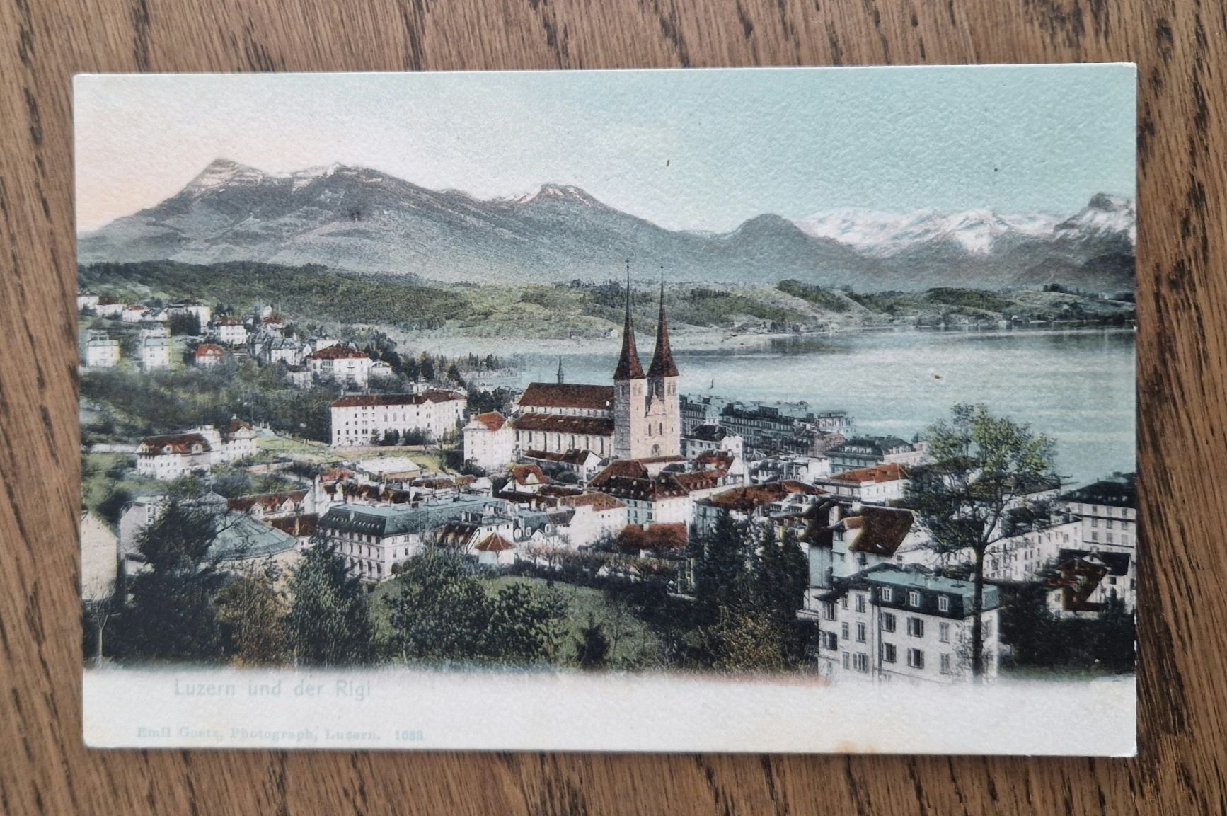 Ansichtskarten: Luzern um 1910 – Gebraucht aus Ebikon von Donar50