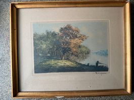 Originale Radierung, handsigniert von René Ligeron ab 1Fr
