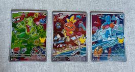 First Partner Treecko Torchik Mudkip (Boosterfrisch) English