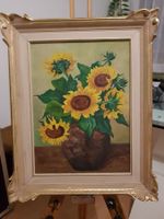 Original Ölgemälde "Sonnenblumen" – Hans-Rolf Peter (1956)