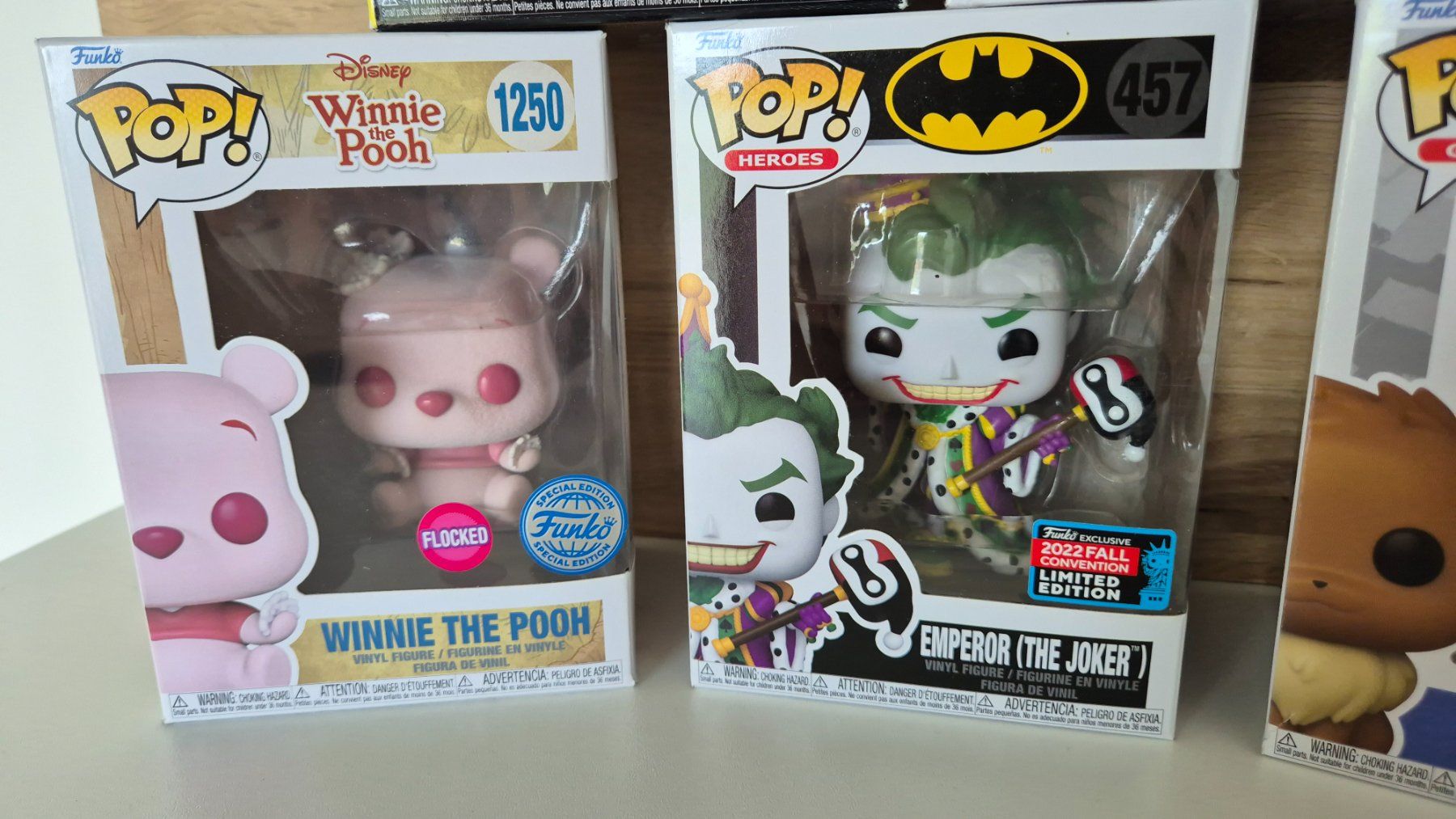 Funko Figuren: Funko Pop Winnie, Batman, Pokemon, Godzilla, etc. Neu Set #3 – Neu und originalverpackt aus Bassersdorf von retrolab 1