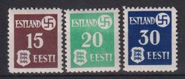 Dt. Besetzung ESTLAND 1941: Landespost Typ x **