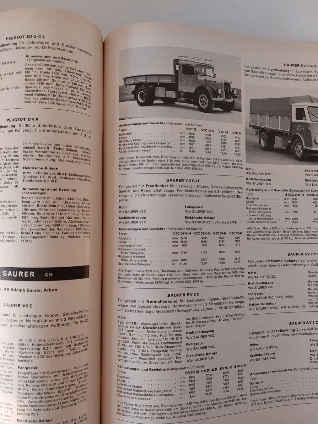 Nutzfahrzeug INUFA 1959 Katalog LKW Mowag Saurer Bührer Trak (Gebraucht ...