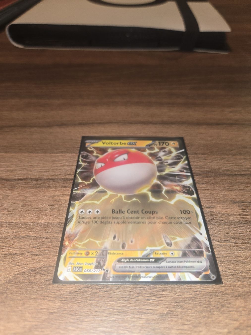 Pokémon Carte collezionabili: Héros Transcendent Voltorbe EX 058/217 – Nuovo (secondo la descrizione) da Rossinière venduto da seb_68fd