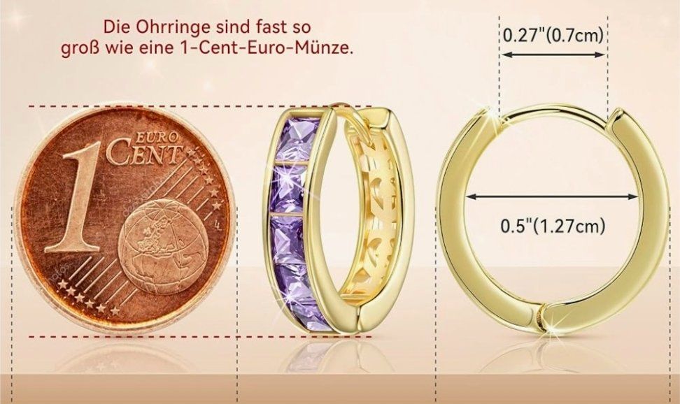 Orecchini pendenti & Orecchini a lobo: ohrringe vergoldet 14k – Nuovo e nell'imballaggio originale da Hemmental venduto da Schmuckstudio 1