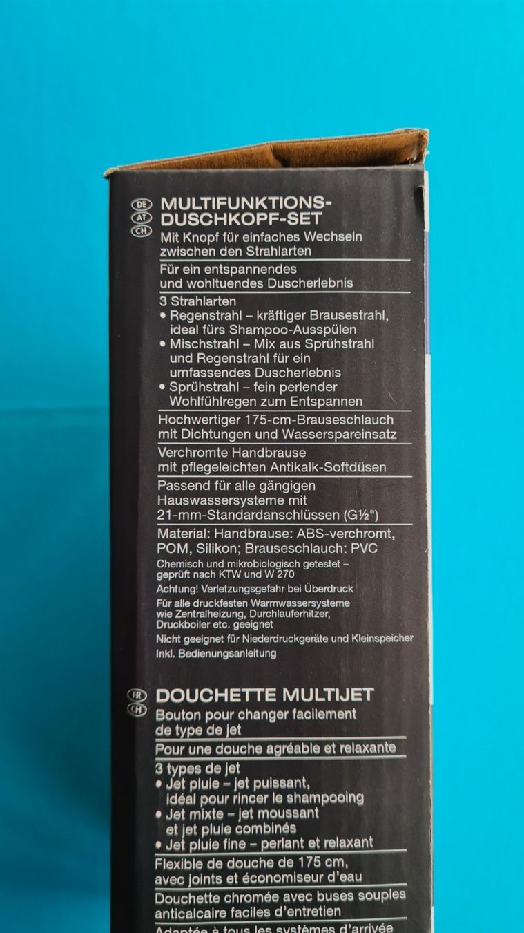 Duschbrausen: Duschbrause Neu – Neu und originalverpackt aus Saland von V-Tour 2