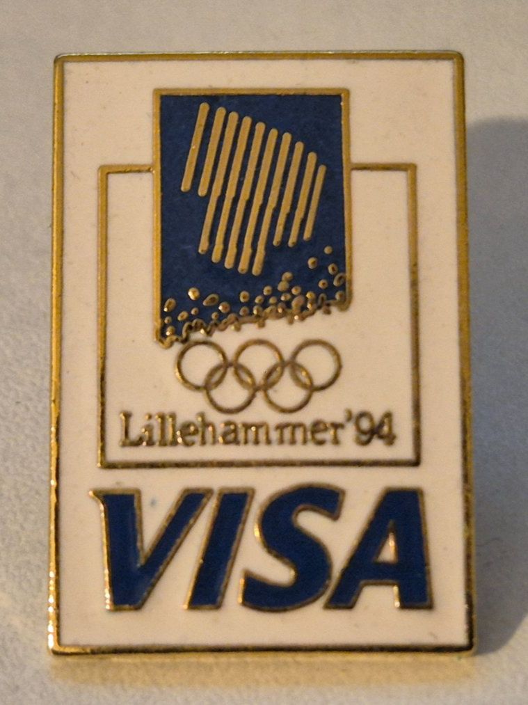 Placchette & Badge: alter    VISA LILLEHAMMER '94     -   Pin – Usato da Niederweningen venduto da Obson