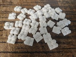lego 99206 lot de 35 pièces White Plate, Modified 2 x 2 x 2