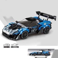Blauer Sportwagen inkl. 2 Minifiguren -Racing Car
