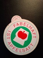 Vintage Rar Sticker Aufkleber Fabelhaft ist Apfelsaft Neu!