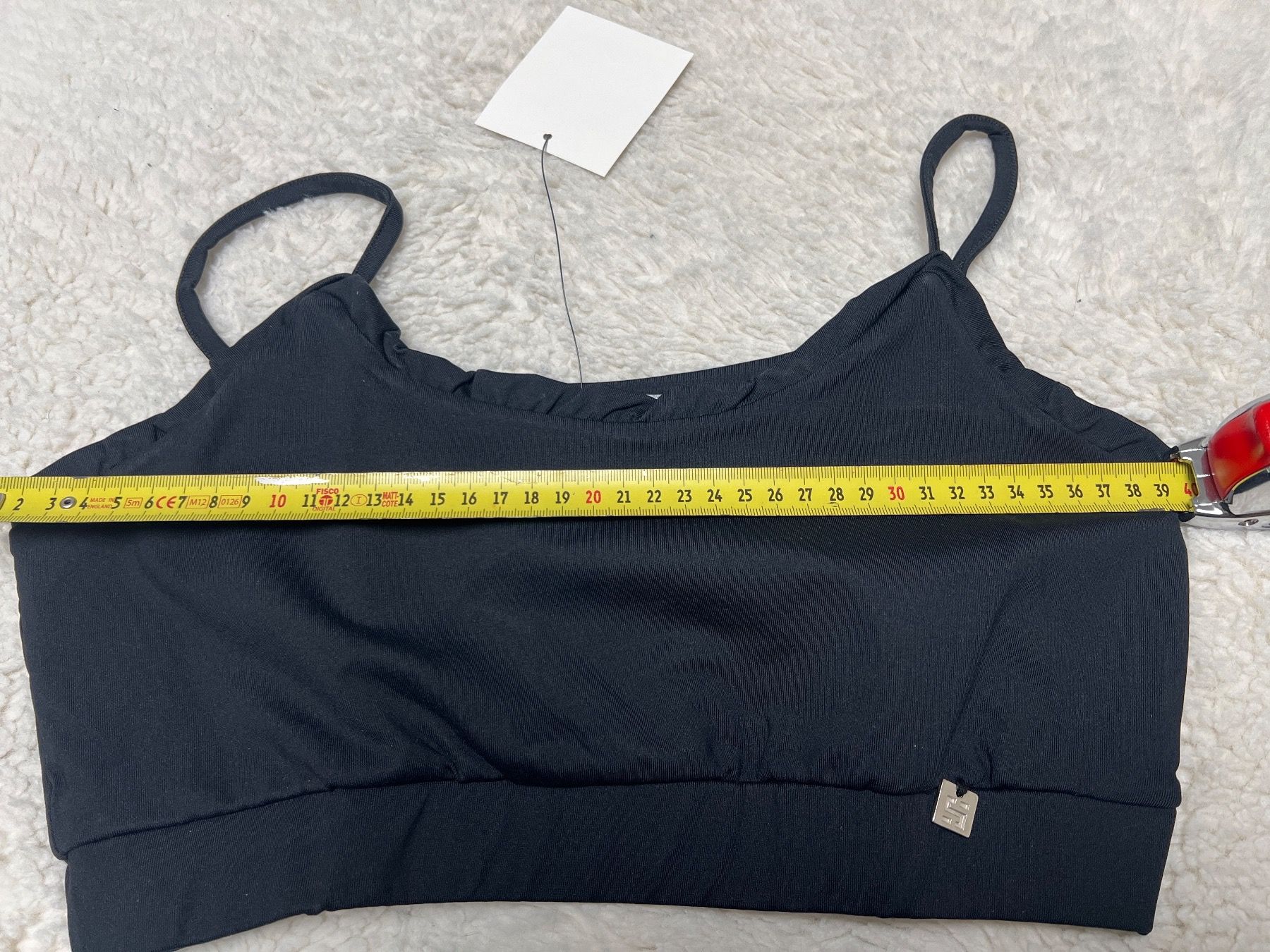 Top: Brassière Stroida noire taille M neuve avec étiquette – Nuovo e nell'imballaggio originale da Chenens venduto da anasantos90 1