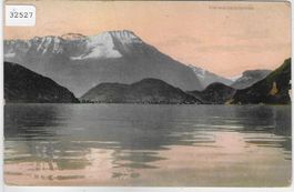 Vierwaldstättersee Abendstimmung - Litho