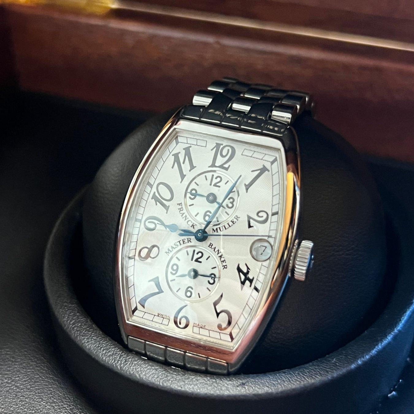 Franck Muller Orologi: FLASH SALE Franck Muller Master Banker Full Set 5850MB – Usato da Carouge GE venduto da Watchaser 2