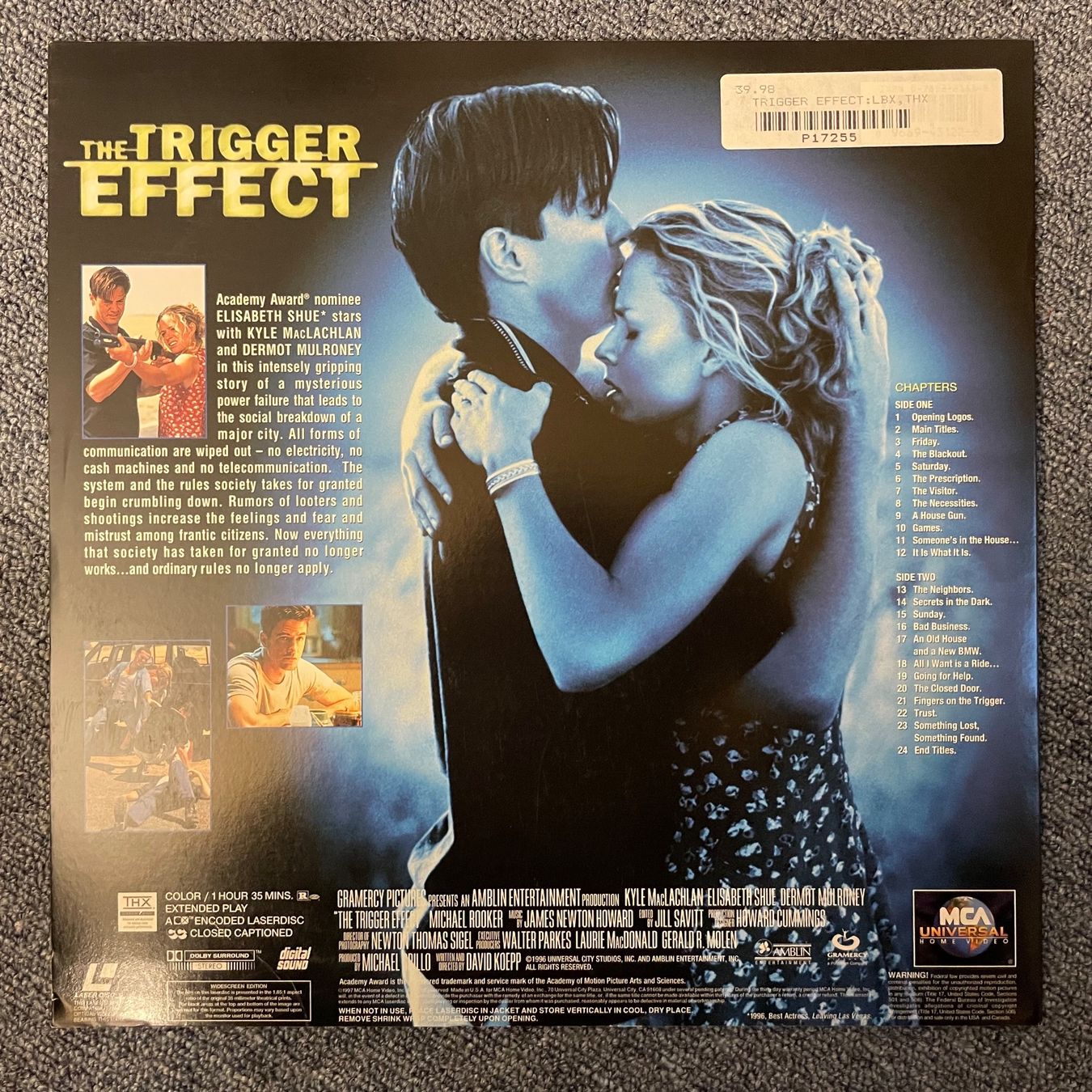 Alle DVDs: The Trigger Effect - LASER DISC - Englisch Original – Gebraucht aus Stans von Brode 1