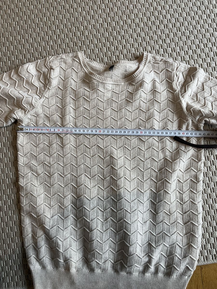 Pulls & Sweat-shirts: Strickpullover kurzarm beige, M – D'occasion à Solothurn par Bobesch08 3