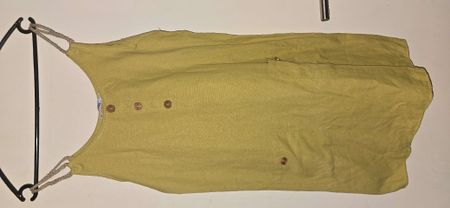 Robe salopette jaune moutarde taille S