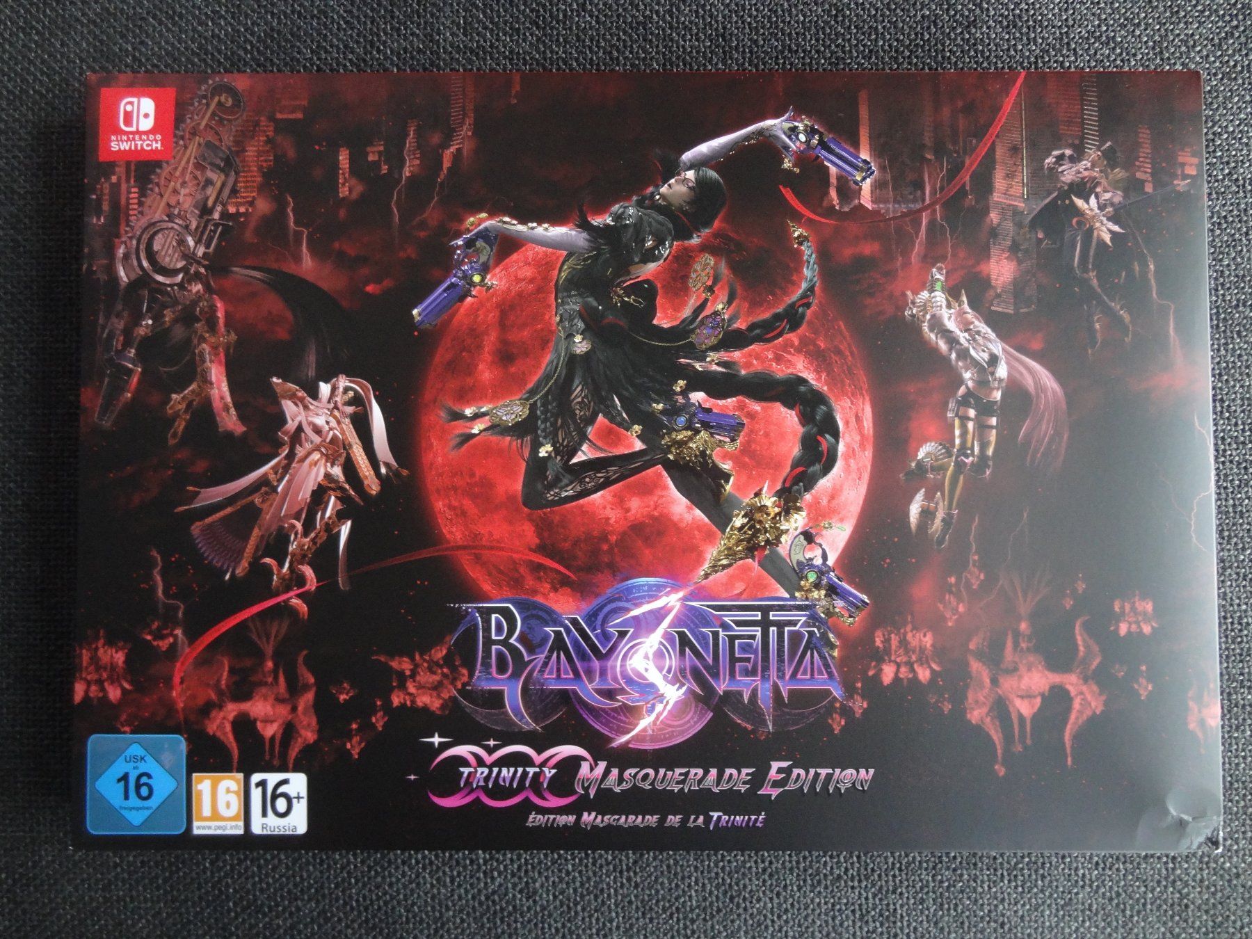Nintendo Giochi: Bayonetta 3 Trinity Masquerade Edition Nintendo Switch NEU – Nuovo e nell'imballaggio originale da Lyss venduto da Famicom