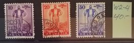 4189A) W2-4, Pro Patria sauber gestempelt Kt. 40.-