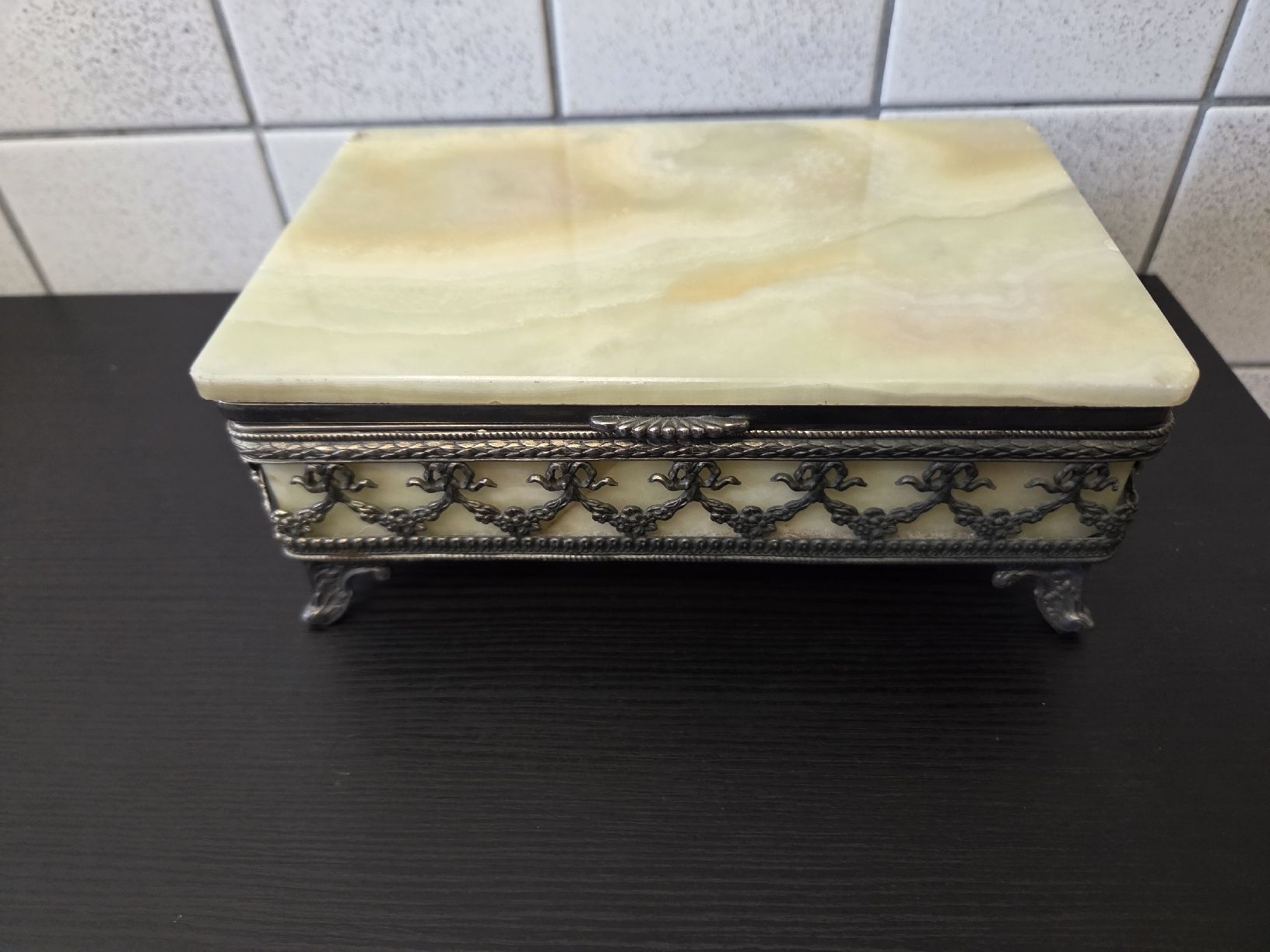 Portagioie: Schmuckdose Onyx Marmor Vintage – Usato da Dietikon venduto da Allegra34 2