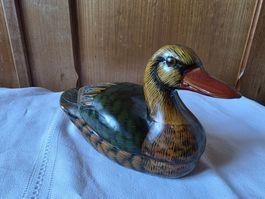 Vintage Keramik Enten als Dose - sehr schöne Ente