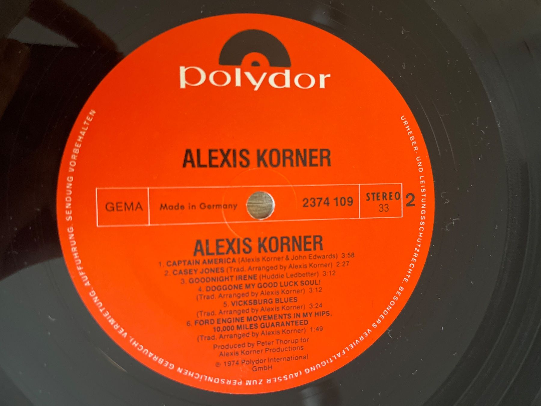 Dischi in vinile: S1313/Alexis Korner LP - Polydor – Usato da Frutigen venduto da Philippe_jsp 2
