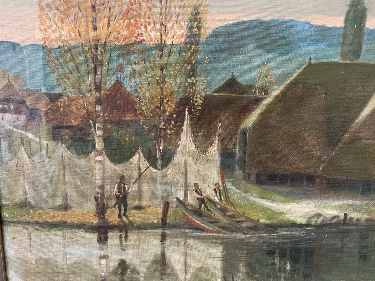 Dipinti: O. BRAIG 1875  – Usato da Wolfhalden venduto da SecondAntique 5