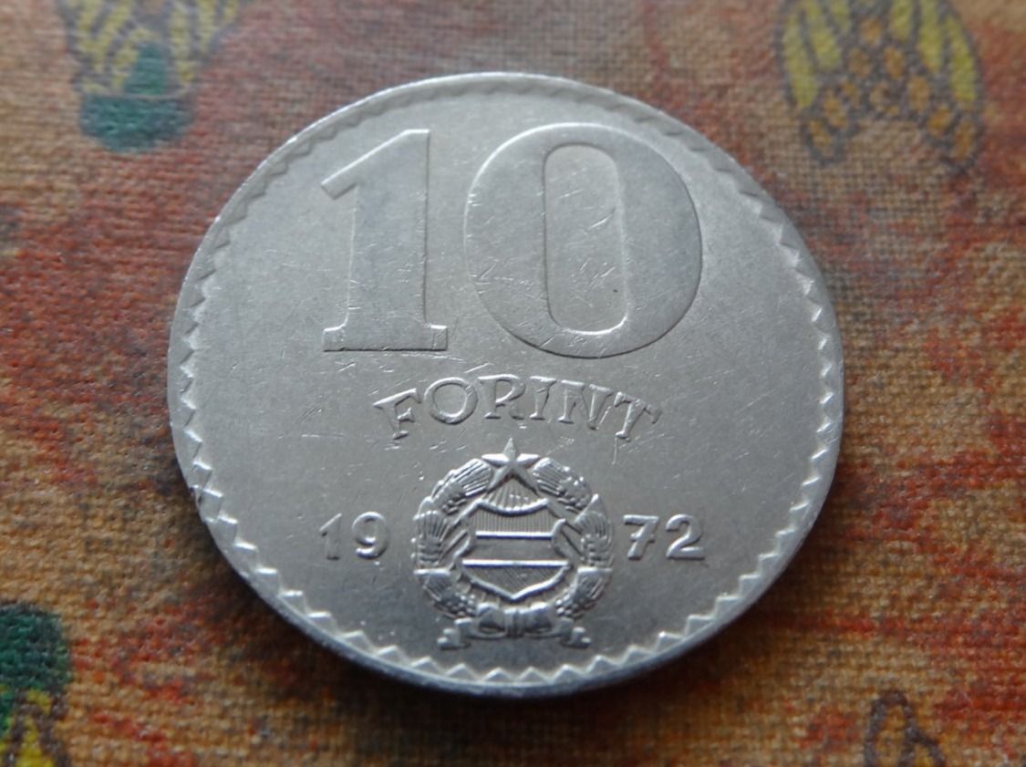 Tutti le monete: HONGRIE  10  Forint  1972 – Usato da Romanel-sur-Lausanne venduto da Swift13 1