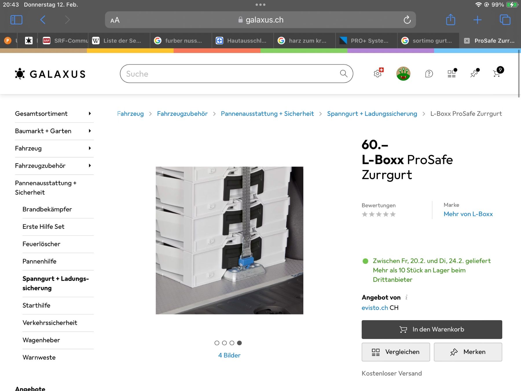 Alle Werkzeuge: L-Boxx Zurrgurt – Neu und originalverpackt aus Wil SG von geschenkband 3