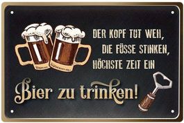 🍻Der Kopf tut weh, die Füße stinken, höchste Zeit ein Bier