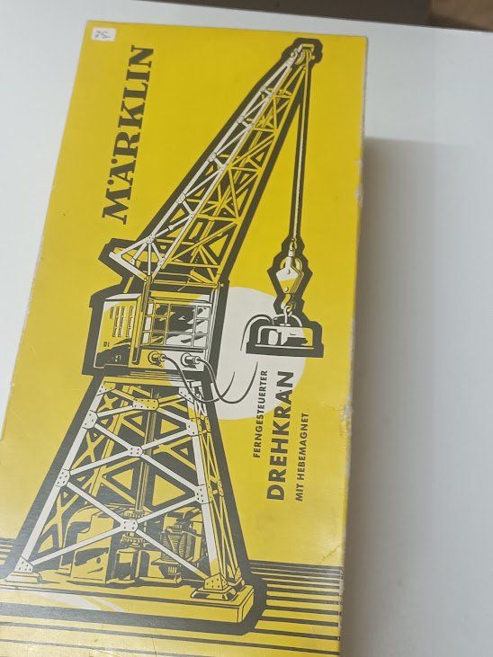 Märklin Modellini di ferrovie: Märklin Kran 7051 H0 – Usato da Amlikon-Bissegg venduto da Bienenlok 1