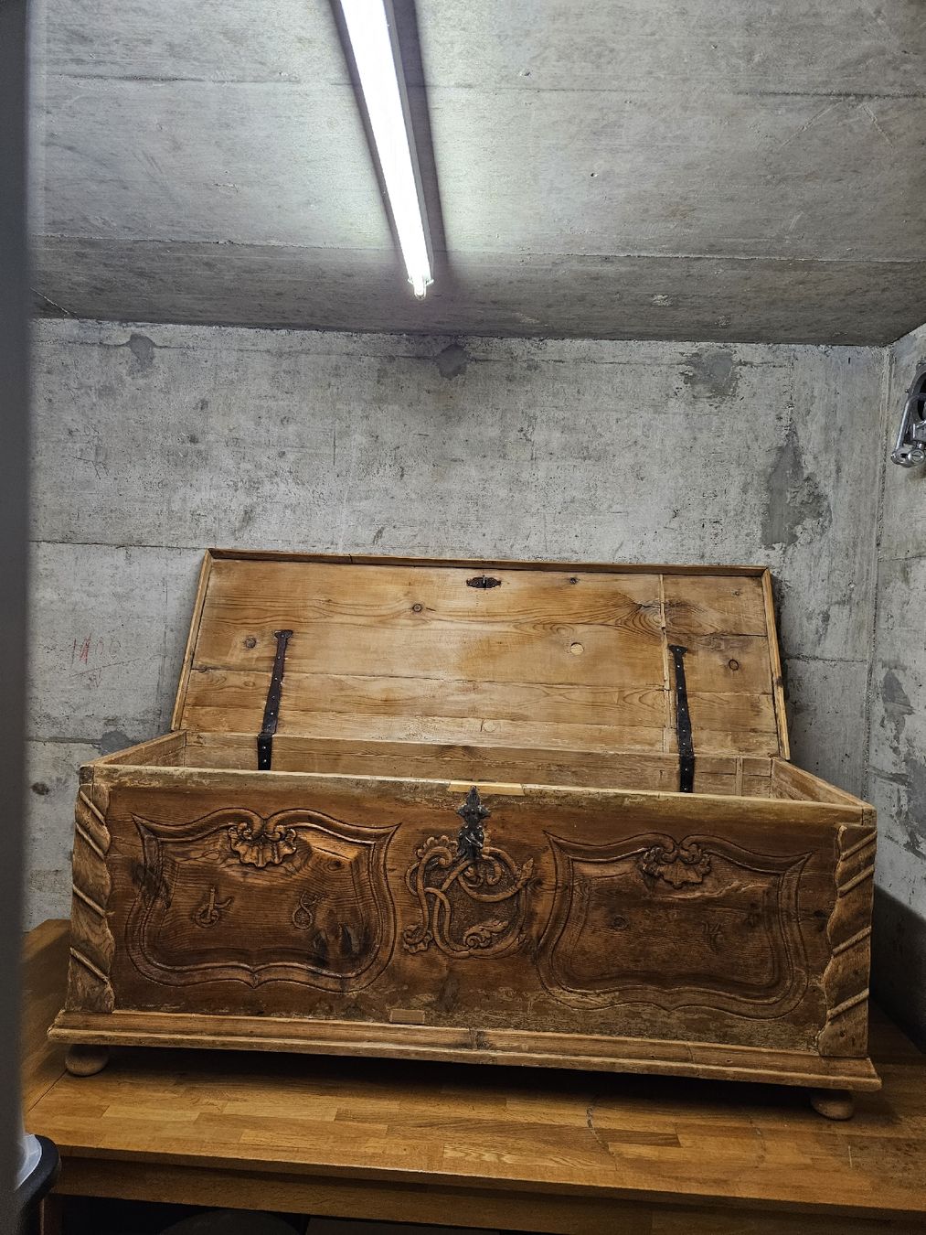 Cassapanche: Antike, alte Toggenburger Truhe 1804 – Usato da Wittenbach venduto da anzo4