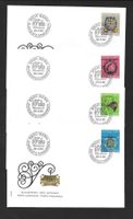 4 FDC Pro Patria 1980 Serie Einzelmarken ET 29.5.1980