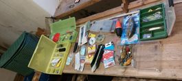 Angler Tasche  Angel set mit Kunsstoff Box