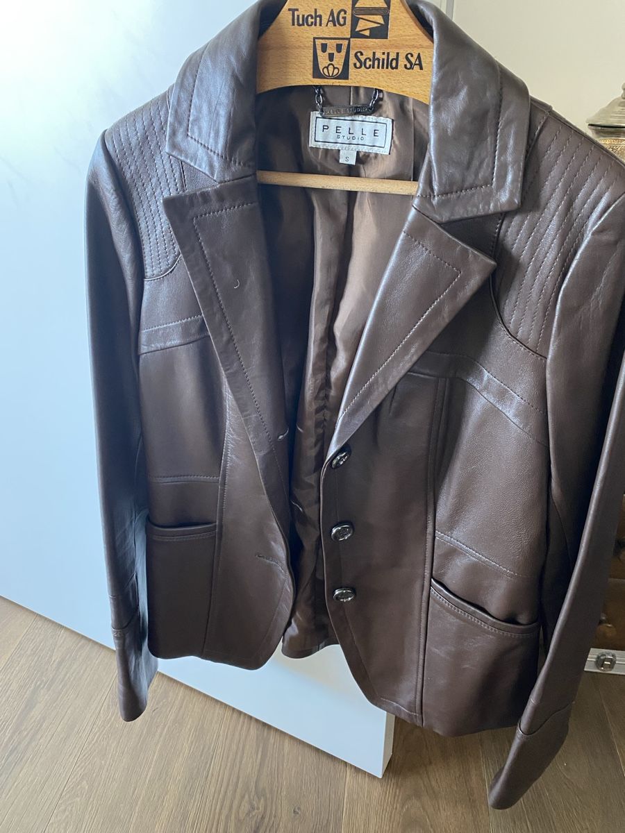 Vestes: Lederjacke braun – D'occasion à Mörschwil par sandy828