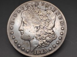 1885-s Morgan Silber Dollar (rar!!!)