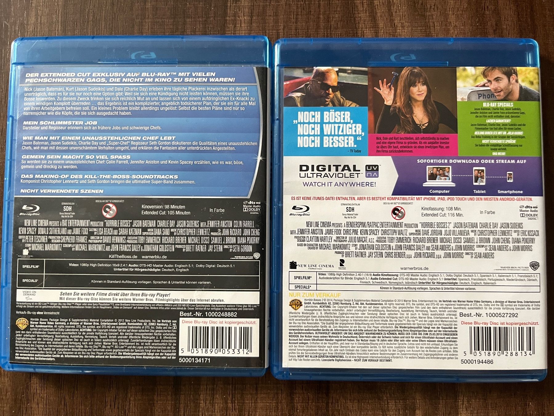 Tutti i DVDs: Kill the Boss 1 &  2 Blu-ray – Nuovo (secondo la descrizione) da Sierre venduto da black.box 1
