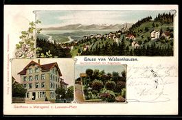 Walzenhausen, Gasthaus u. Metzgerei z. L