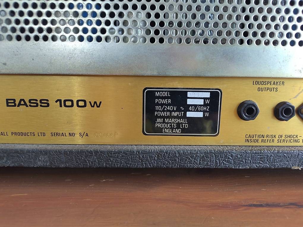 Amplificatori: Marshall JCM800 Bass Amp Head – Usato da Zürich venduto da silvanstamm 3